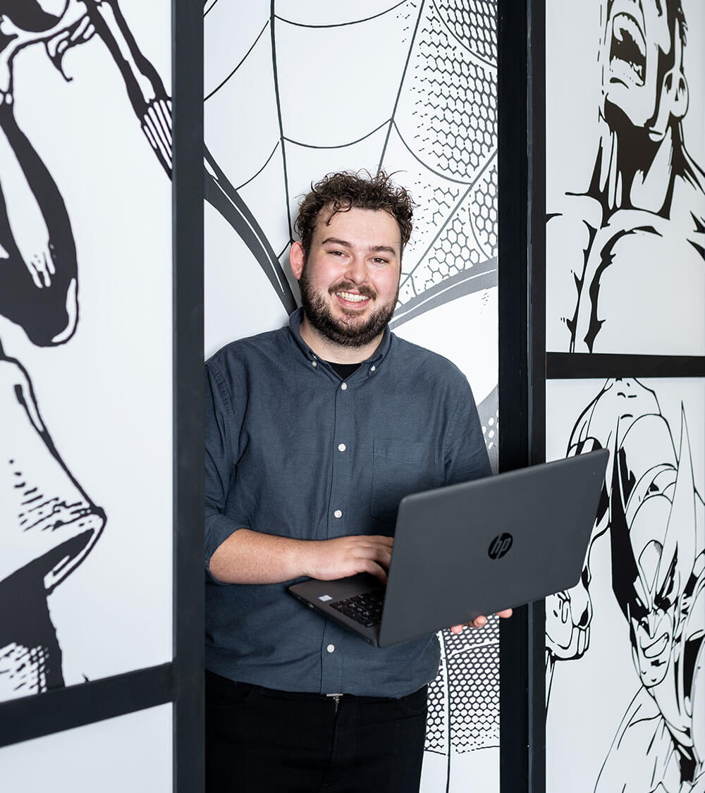 Dan in the Southampton Office