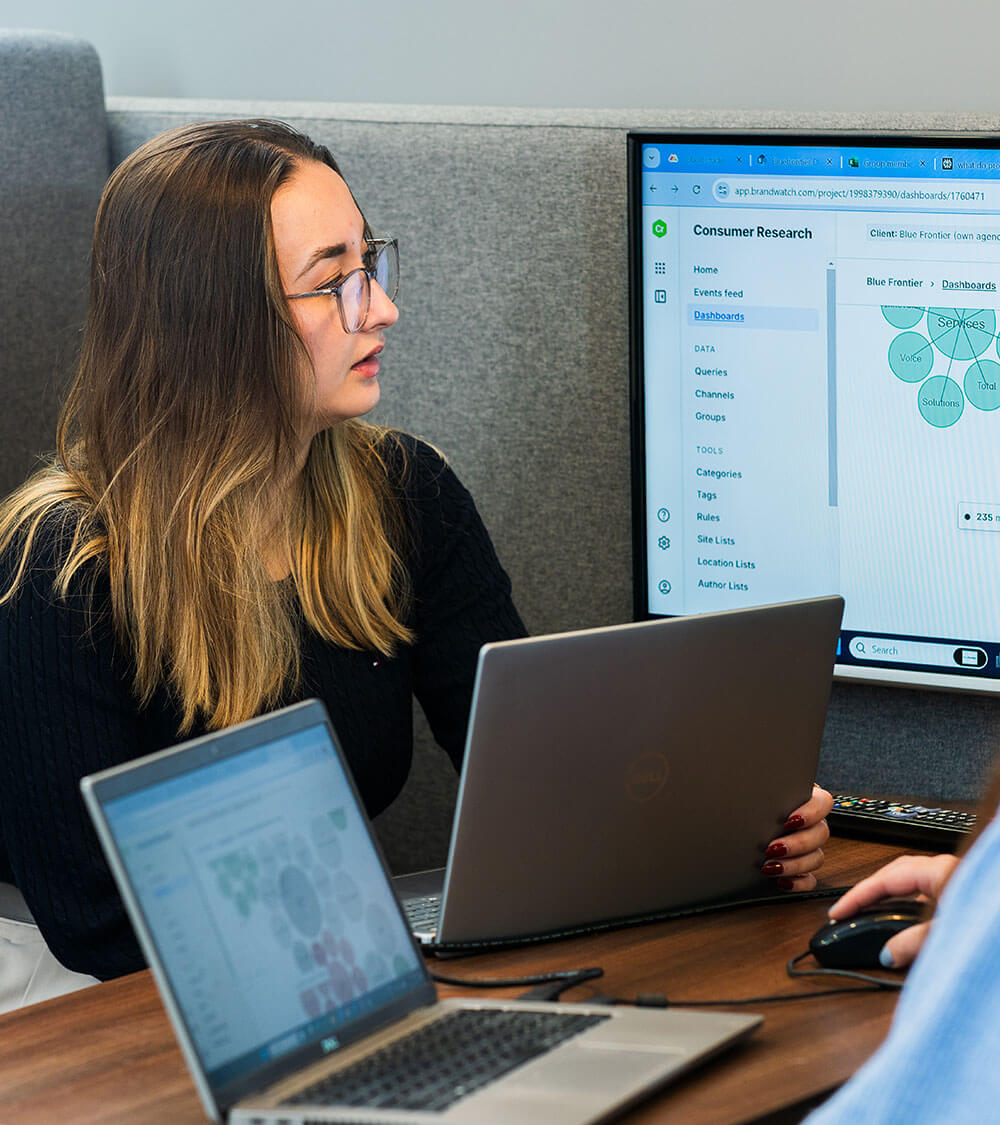 Liv performing consumer research